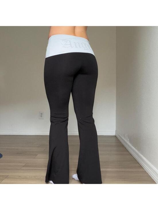 Forever 21 Pants - Y2K MCBLING YOGA PANTS